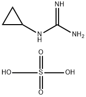 N-cyclopropylguanidine compound with sulfuric acid (2:1) Struktur