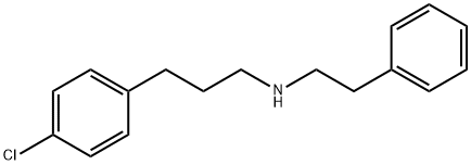 4-Chloro-N-phenethylbenzenepropan-1-amine Struktur