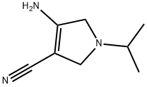 1H-Pyrrole-3-carbonitrile,4-amino-2,5-dihydro-1-(1-methylethyl)-(9CI) Struktur