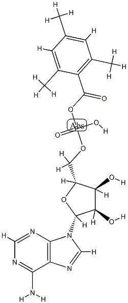 mesitoyl-AMP Struktur