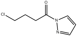 1H-Pyrazole,1-(4-chloro-1-oxobutyl)-(9CI) Struktur