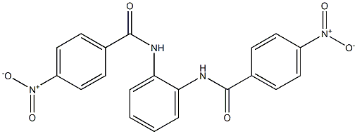 4-nitro-N-[2-({4-nitrobenzoyl}amino)phenyl]benzamide Struktur