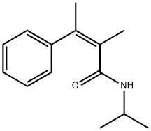 (Z)-α,β-Dimethyl-N-isopropylcinnamamide Struktur