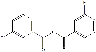 Bis(3-fluorobenzoic)anhydride Struktur