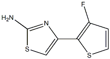 2-Thiazolamine,4-(3-fluoro-2-thienyl)-(9CI) Struktur