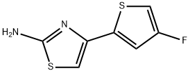 2-Thiazolamine,4-(4-fluoro-2-thienyl)-(9CI) Struktur