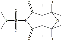 N-(Dimethylsulfamoyl)-7-oxabicyclo[2.2.1]heptane-2,3-dicarbimide Struktur