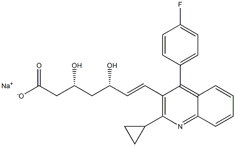 Pitavastatin Sodium Struktur