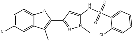 RNA Polymerase III Inhibitor, 577784-91-9, 結構式