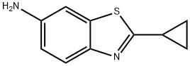 6-Benzothiazolamine,2-cyclopropyl-(9CI) Struktur