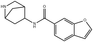 6-Benzofurancarboxamide,N-2-azabicyclo[2.2.1]hept-5-yl-(9CI) Struktur