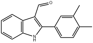 1H-Indole-3-carboxaldehyde,2-(3,4-dimethylphenyl)-(9CI) Struktur