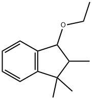 1H-Indene,3-ethoxy-2,3-dihydro-1,1,2-trimethyl-(9CI) Struktur