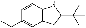 1H-Indole,2-(1,1-dimethylethyl)-5-ethyl-2,3-dihydro-(9CI) Struktur