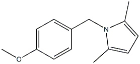 1H-Pyrrole,1-[(4-methoxyphenyl)methyl]-2,5-dimethyl-(9CI) Struktur