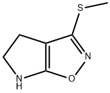 4H-Pyrrolo[3,2-d]isoxazole,5,6-dihydro-3-(methylthio)-(9CI) Struktur