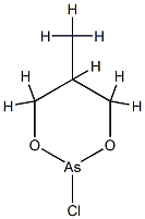 2-Chloro-5-methyl-1,3,2-dioxarsenane Struktur