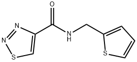 1,2,3-Thiadiazole-4-carboxamide,N-(2-thienylmethyl)-(9CI) Struktur