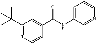 4-Pyridinecarboxamide,2-(1,1-dimethylethyl)-N-3-pyridinyl-(9CI) Struktur