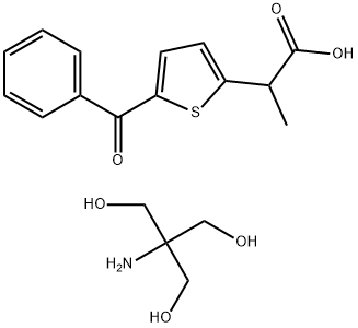 tromethamine tiaprofenate Struktur