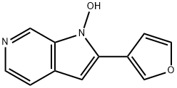 1H-Pyrrolo[2,3-c]pyridine,2-(3-furanyl)-1-hydroxy-(9CI) Struktur