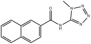 2-Naphthalenecarboxamide,N-(1-methyl-1H-tetrazol-5-yl)-(9CI) Struktur