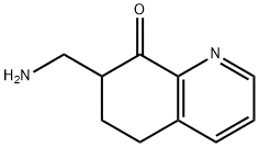 8(5H)-Quinolinone,7-(aminomethyl)-6,7-dihydro-(9CI) Struktur