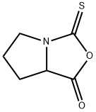 1H,3H-Pyrrolo[1,2-c]oxazol-1-one,tetrahydro-3-thioxo-(9CI) Struktur