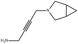 2-Butyn-1-amine,4-(3-azabicyclo[3.1.0]hex-3-yl)-(9CI) Struktur