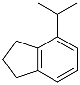 1H-Indene,2,3-dihydro-4-(1-methylethyl)-(9CI) Struktur