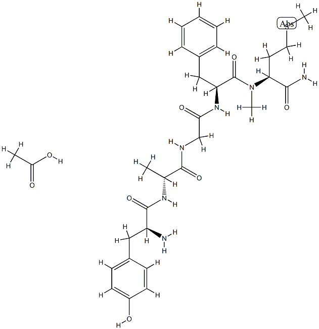 MetkephaMide acetate Struktur