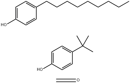 Formaldehyde, polymer with 4-(1,1-dimethylethyl)phenol and 4-nonylphenol Struktur