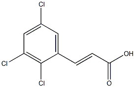 (E)-3-(2,3,5-trichlorophenyl)acrylic acid Struktur