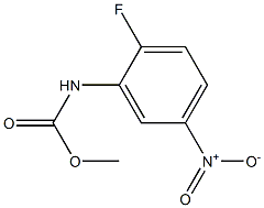 methyl 2-fluoro-5-nitrophenylcarbamate Struktur