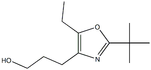 4-Oxazolepropanol,2-(1,1-dimethylethyl)-5-ethyl-(9CI) Struktur