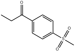 1-Propanone, 1-[4-(methylsulfonyl)phenyl]- (9CI) 
Propiophenone, 4'-(methylsulfonyl)- (7CI)
 Struktur