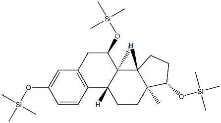 3,7α,17β-Tris(trimethylsiloxy)-1,3,5(10)-estratriene Struktur