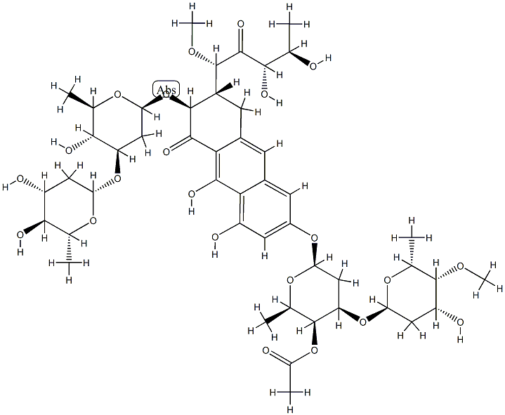 Olivomycin D Struktur