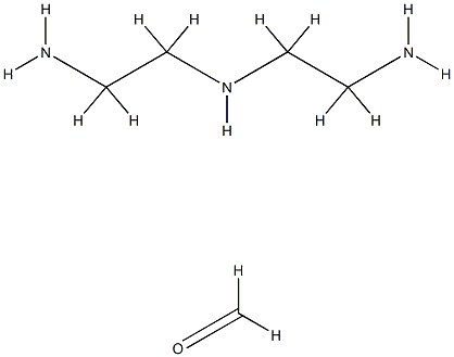 DIETHYLENETRIAMINE-FORMALDEHYDE POLYMER, BENZYLATED Struktur