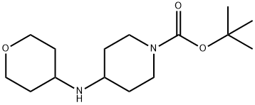 TERT-BUTYL4-(OXAN-4-YLAMINO)PIPERIDINE-1-CARBOXYLATE(WXC08109) Struktur