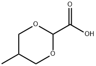 1,3-Dioxane-2-carboxylicacid,5-methyl-(9CI) Struktur