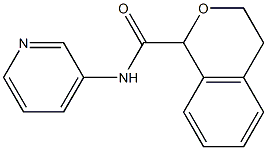 1H-2-Benzopyran-1-carboxamide,3,4-dihydro-N-3-pyridinyl-(9CI) Struktur