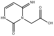 1(2H)-Pyrimidineaceticacid,3,6-dihydro-6-imino-2-oxo-(9CI) Struktur