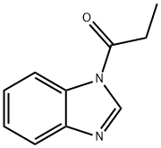 1H-Benzimidazole,1-(1-oxopropyl)-(9CI) Struktur