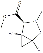 3-Azabicyclo[3.1.0]hexane-2-carboxylicacid,3-methyl-,methylester,[1R-(1-alpha-,2-bta-,5-alpha-)]-(9CI) Struktur