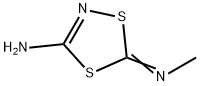 1,4,2-Dithiazol-3-amine,5-(methylimino)-(9CI) Struktur