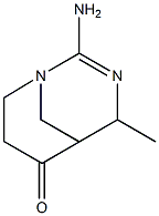 1,3-Diazabicyclo[3.3.1]non-2-en-6-one,2-amino-4-methyl-(9CI) Struktur