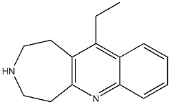 1H-Azepino[4,5-b]quinoline,11-ethyl-2,3,4,5-tetrahydro-(9CI) Struktur