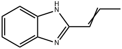 1H-Benzimidazole,2-(1-propenyl)-(9CI) Struktur