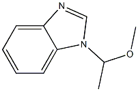 1H-Benzimidazole,1-(1-methoxyethyl)-(9CI) Struktur